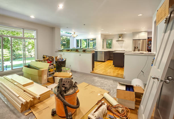 Professional Kitchen Island Installation technician working in Plato, MN
